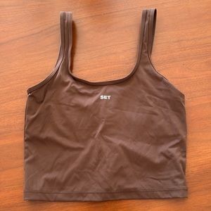 Set Active Sports Tank (brown)